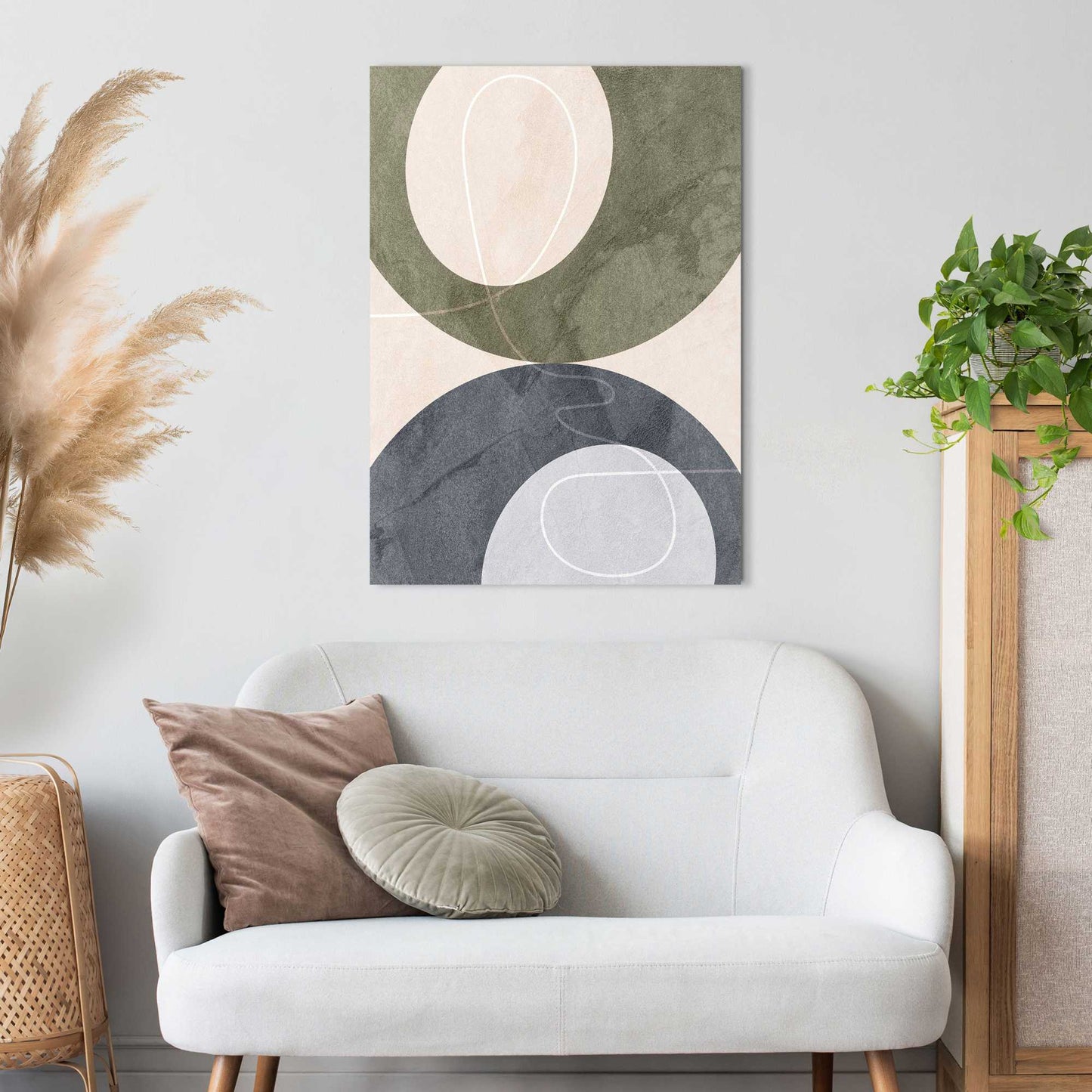 Canvas Nature Coloured Abstracts 70x50
