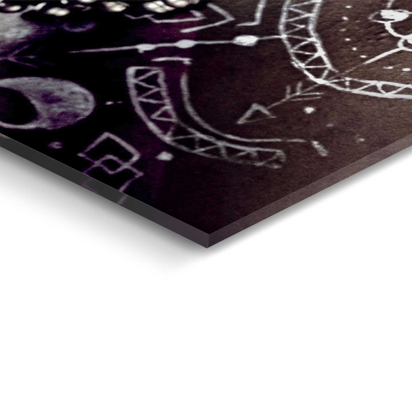 Plexiglass painting Ethnic Sight 100x70