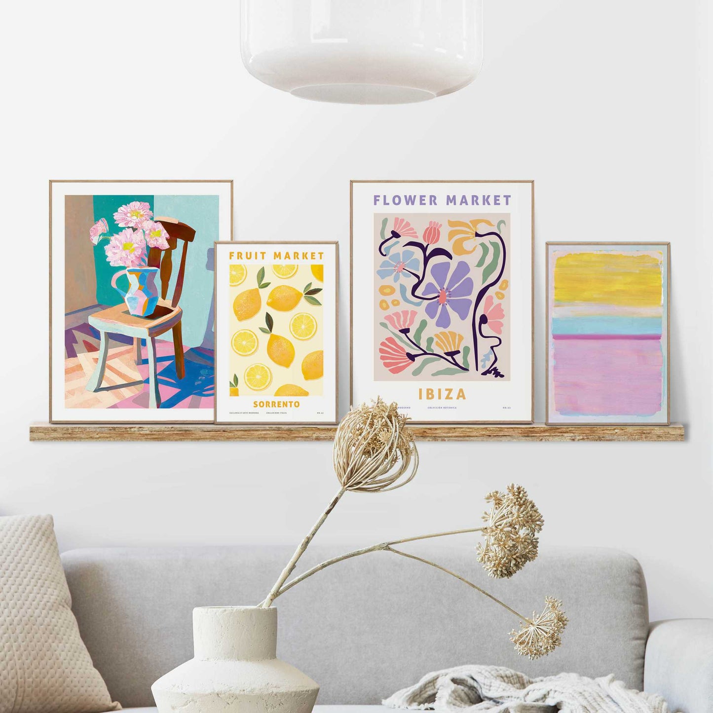Framed in Wood Artist Set 40x30