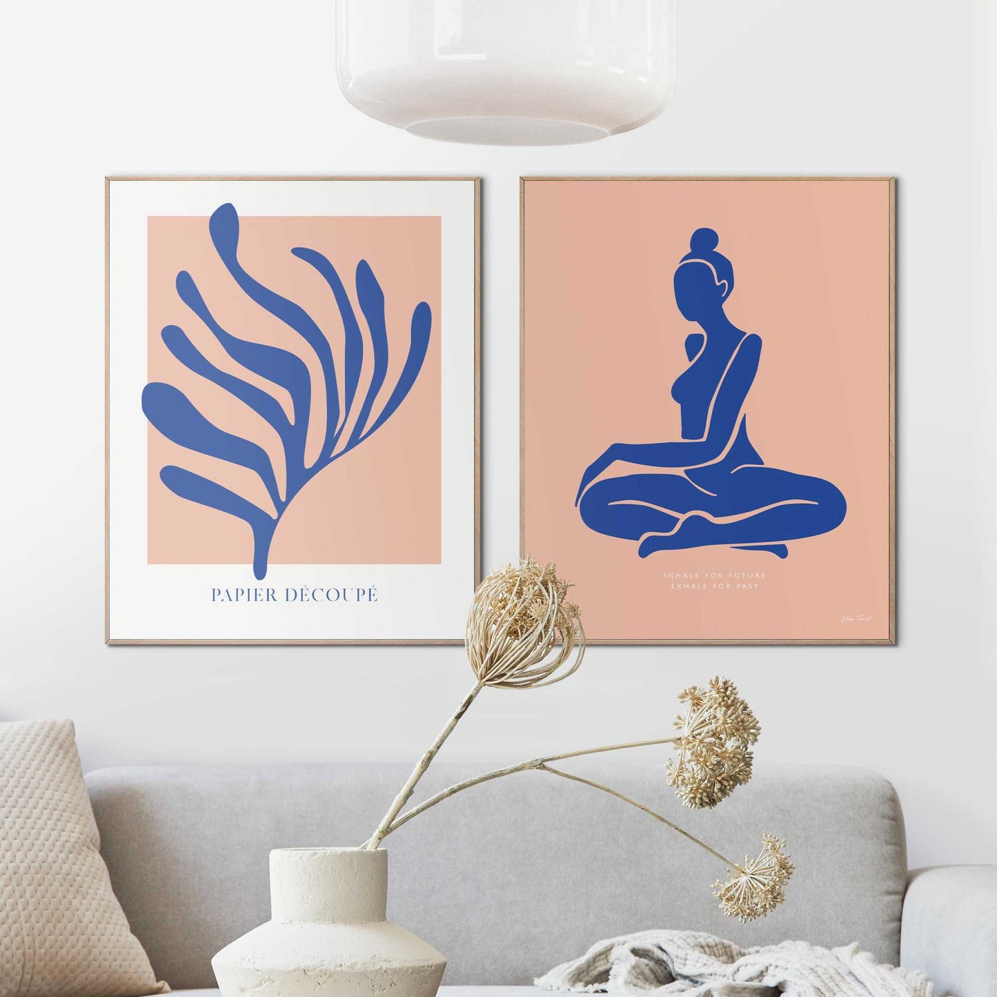 Framed in Wood Zen Set 40x50