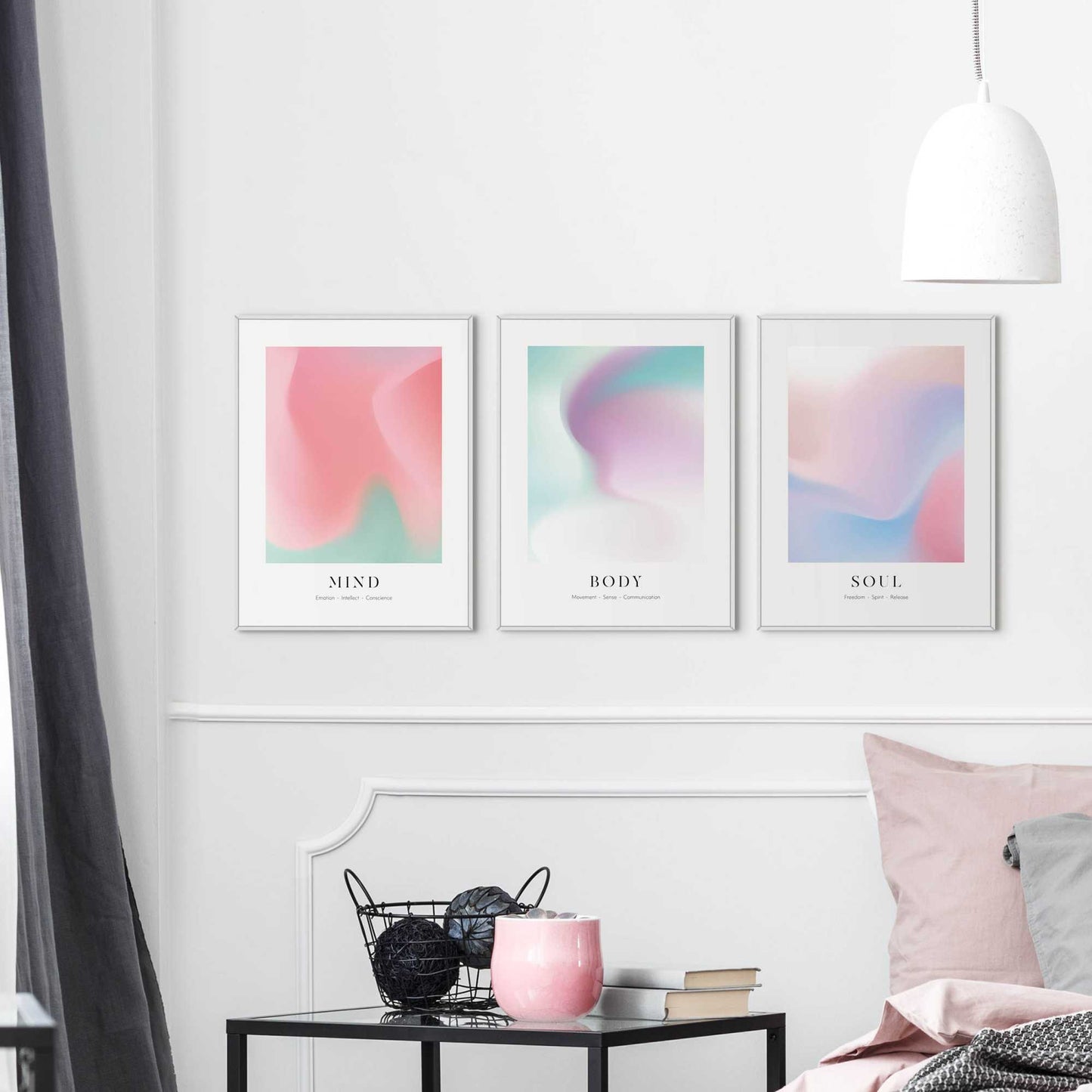 Framed in White Mindfulness Set 40x30