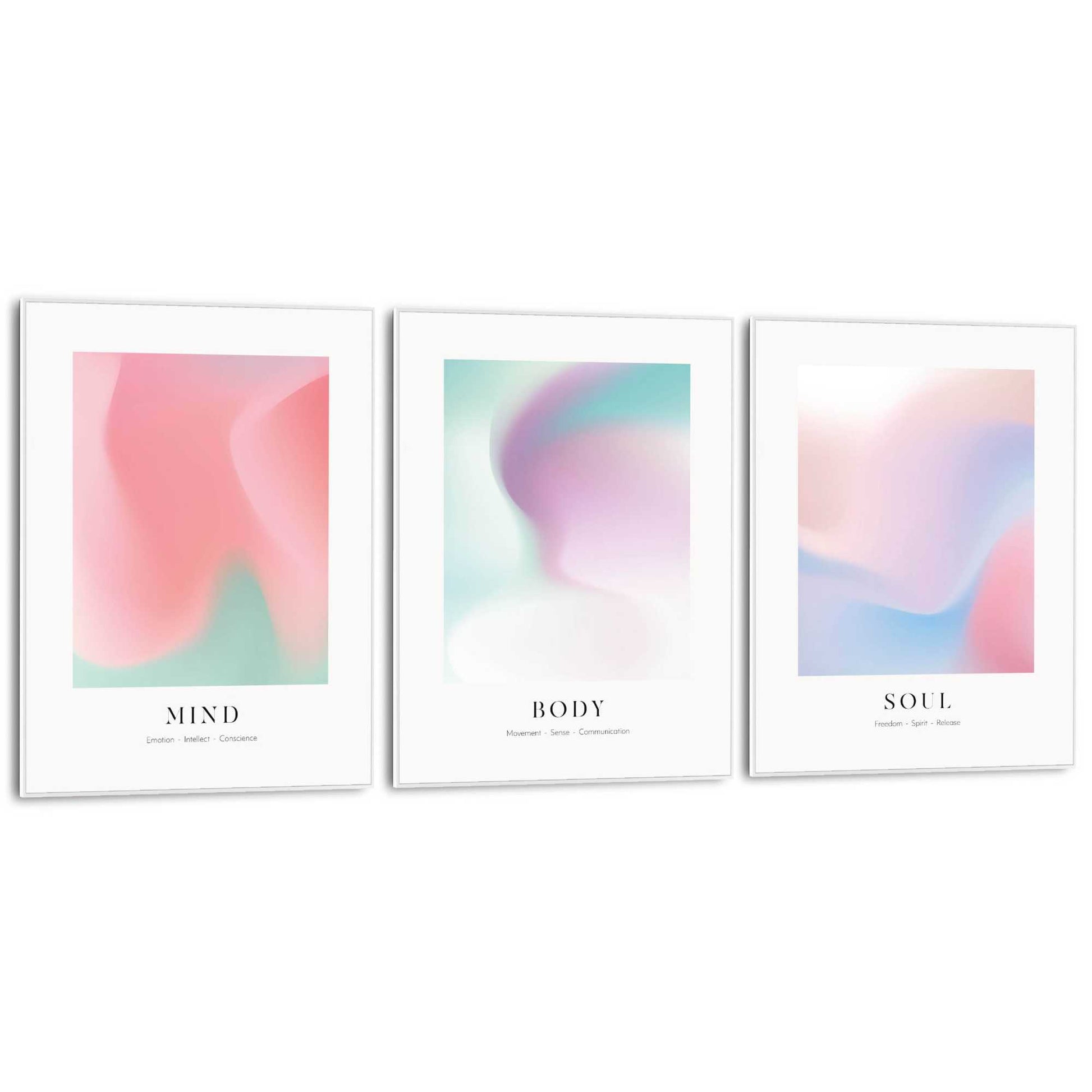 Framed in White Mindfulness Set 40x30