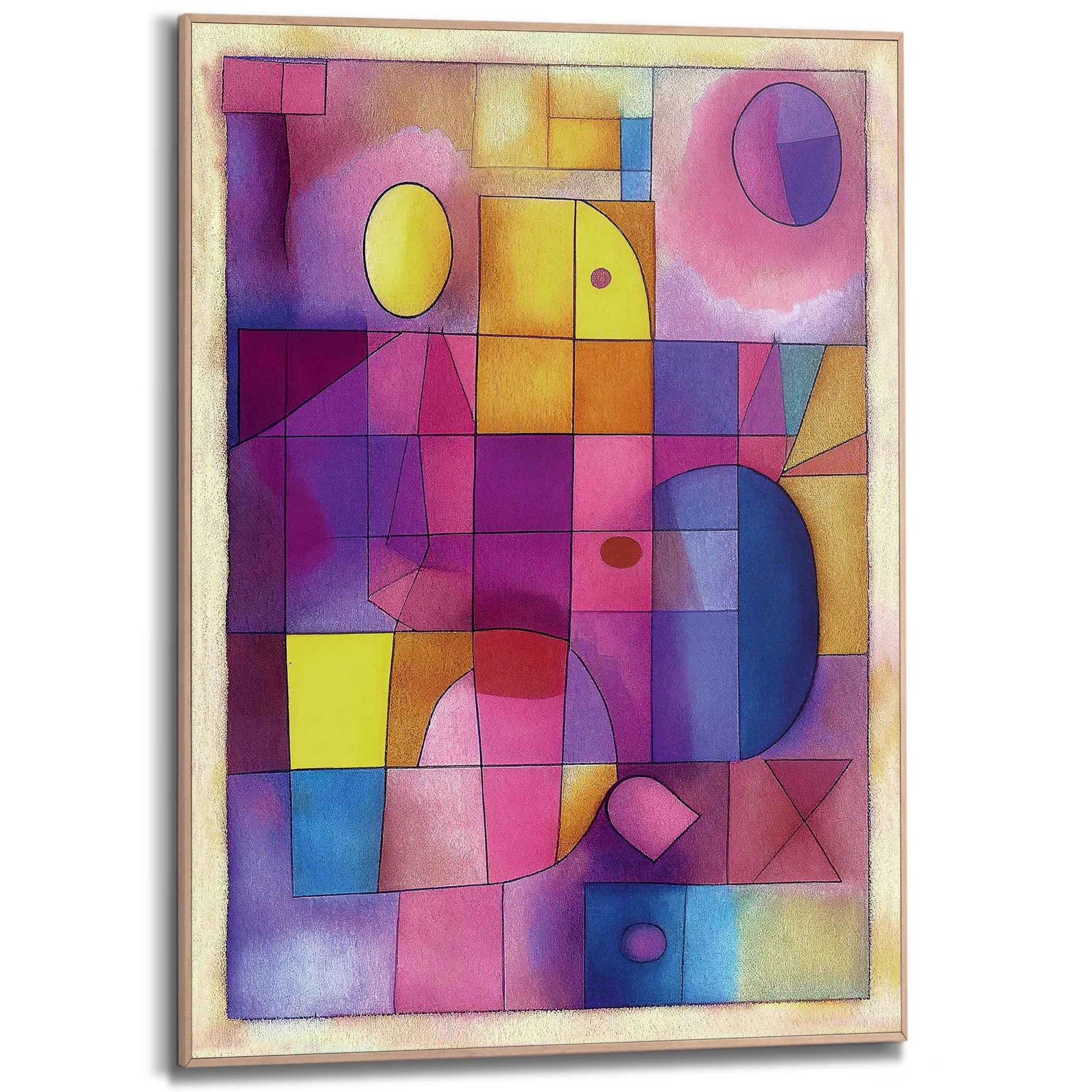 Framed in Wood Coloured Window 70x50