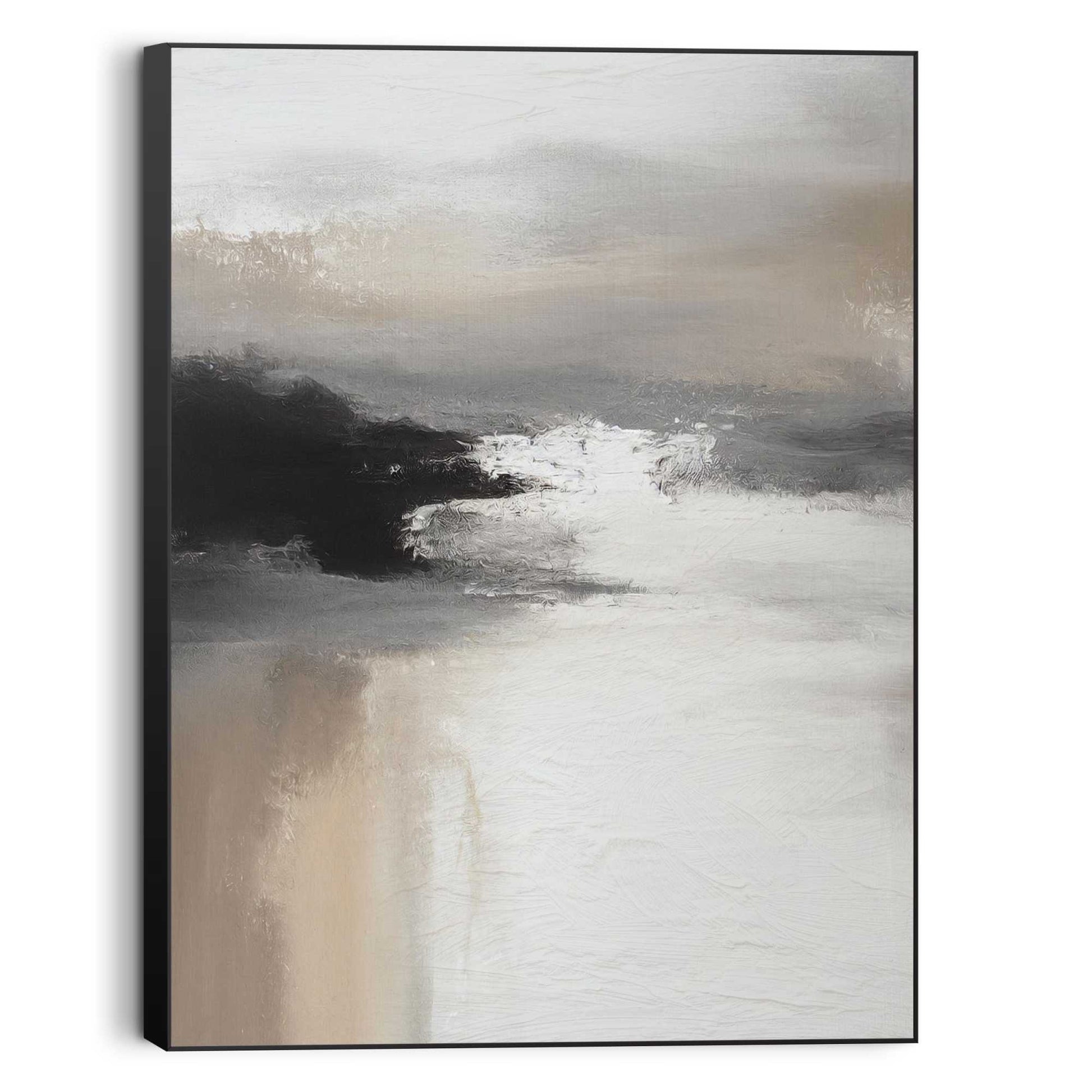 Canvas walldecoration Misty Lake 80x60