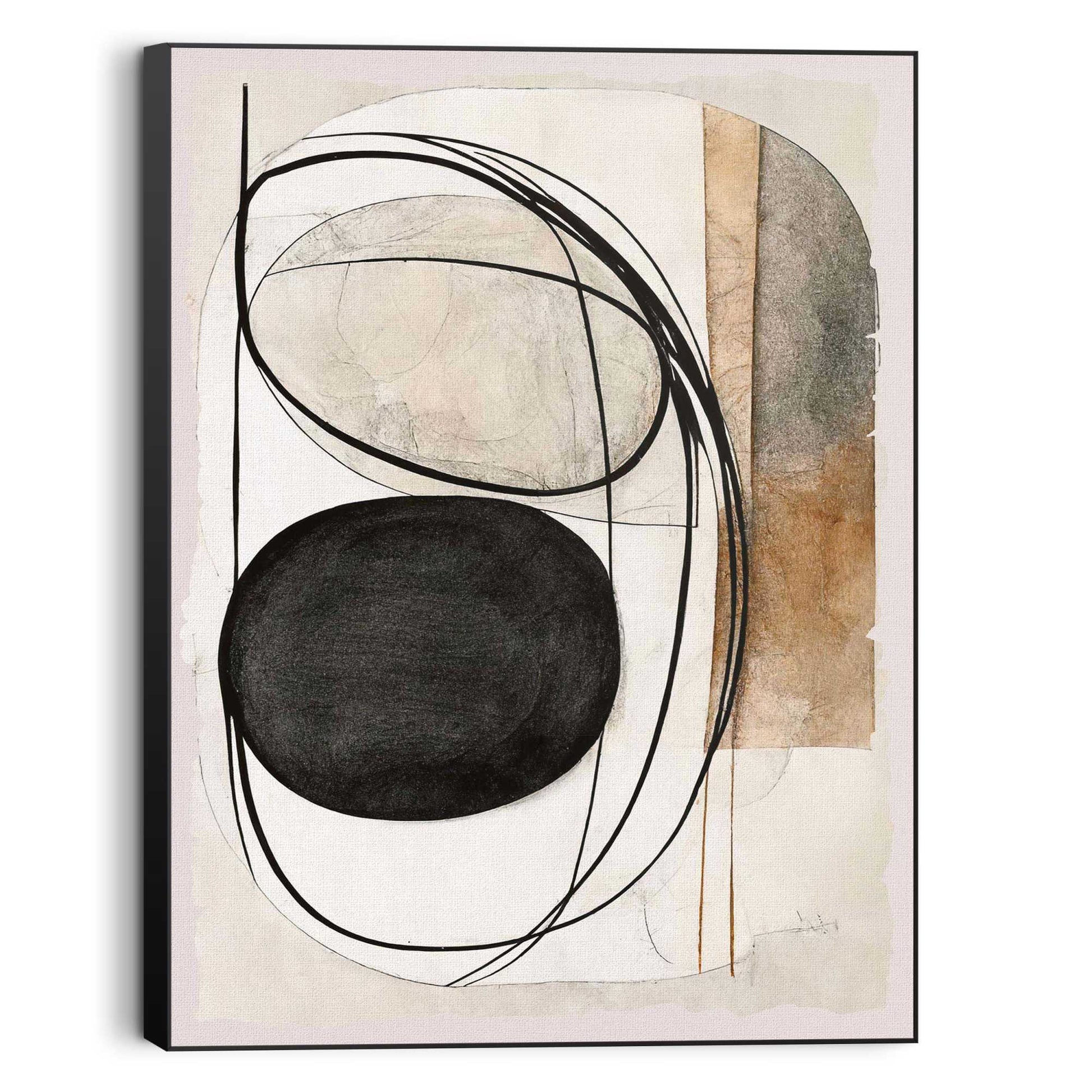 Canvas walldecoration Natural Pebbles I 80x60