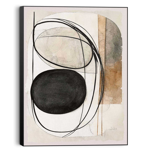 Canvas walldecoration Natural Pebbles I 80x60