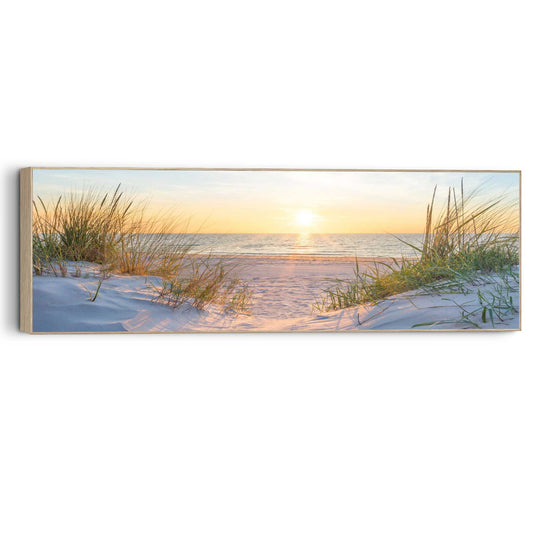 Framed Picture Evening Dunes 30x90
