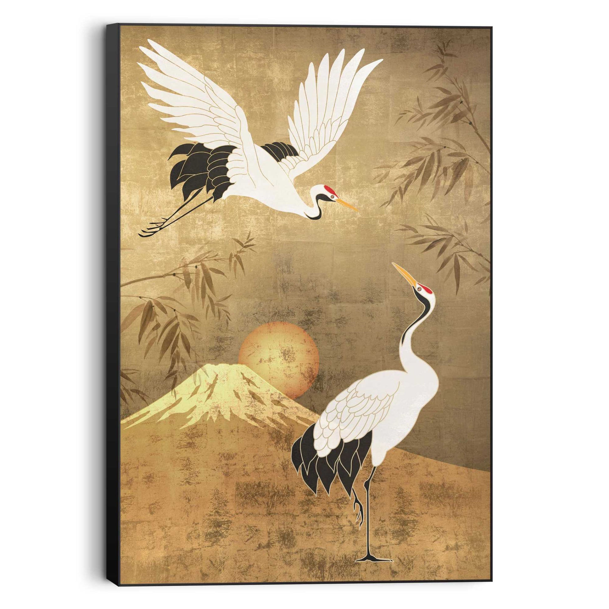 Framed Picture Cranebirds 90x60
