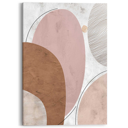 Canvas Pastel Pebbles 100x70