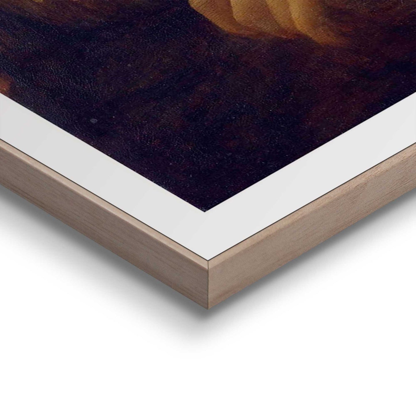 Framed in Wood Mona Lisa 70x50