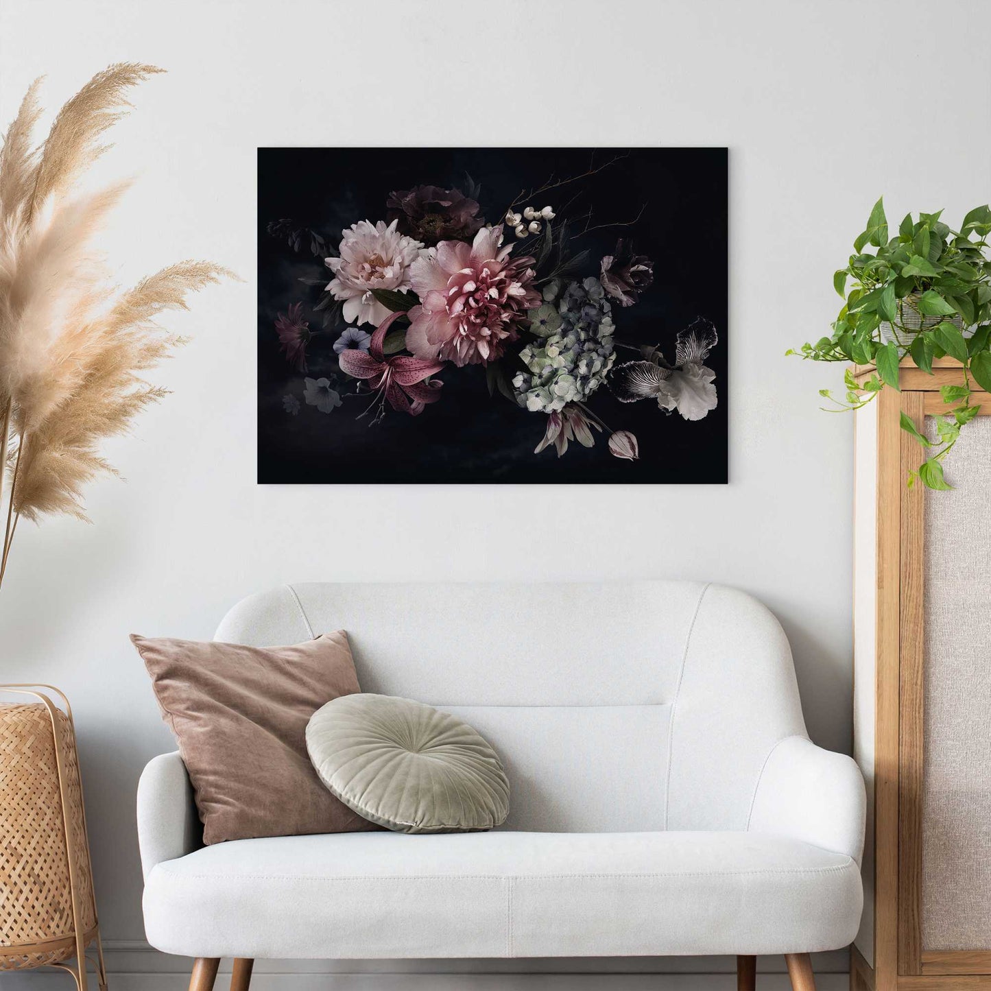 Canvas Dark Pinkies 50x70