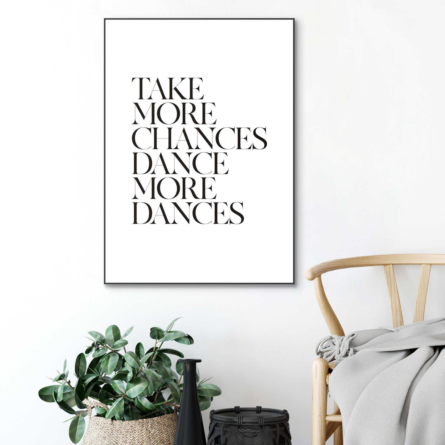 Framed in Black More Chances 70x50