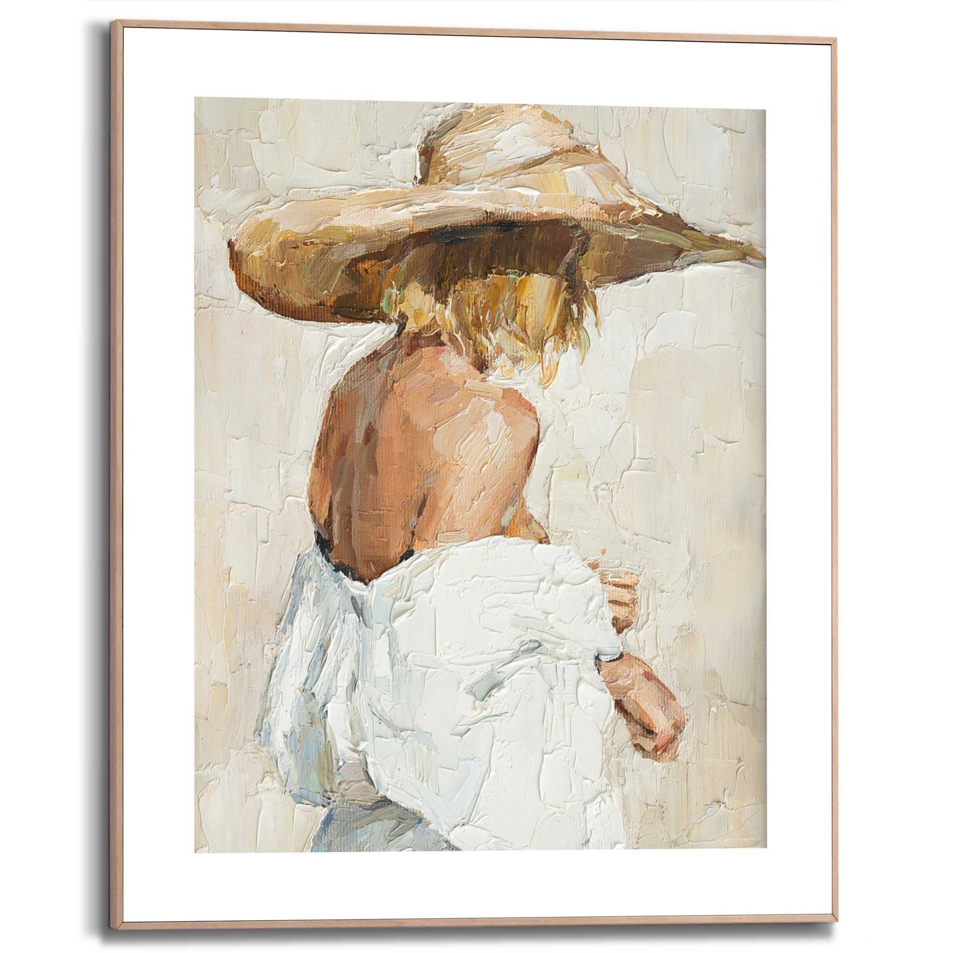 Framed in Wood Breeze 50x40