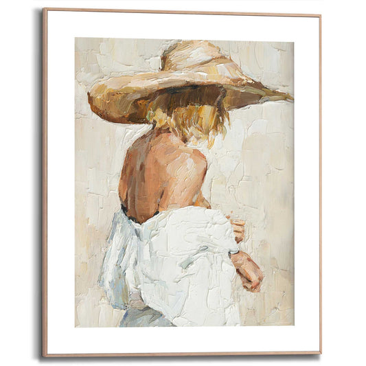 Framed in Wood Breeze 50x40