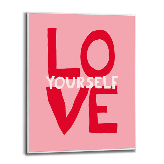 Framed in White Love 50x40