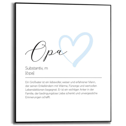 Framed in Black Opa 50x40