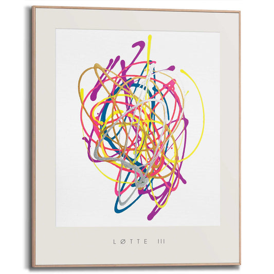 Framed in Wood LØTTE III 50x40