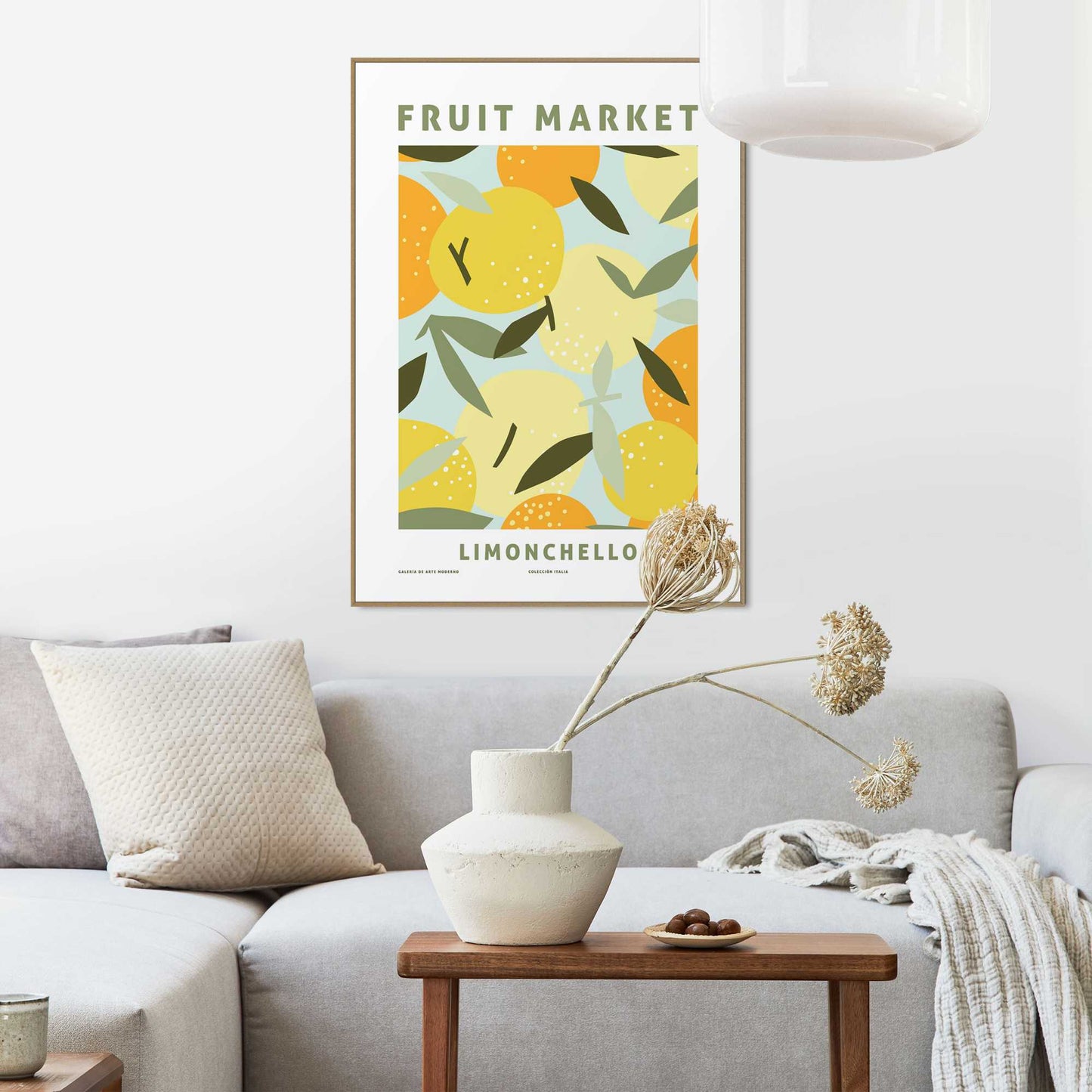 Framed in Wood Limonchello 70x50