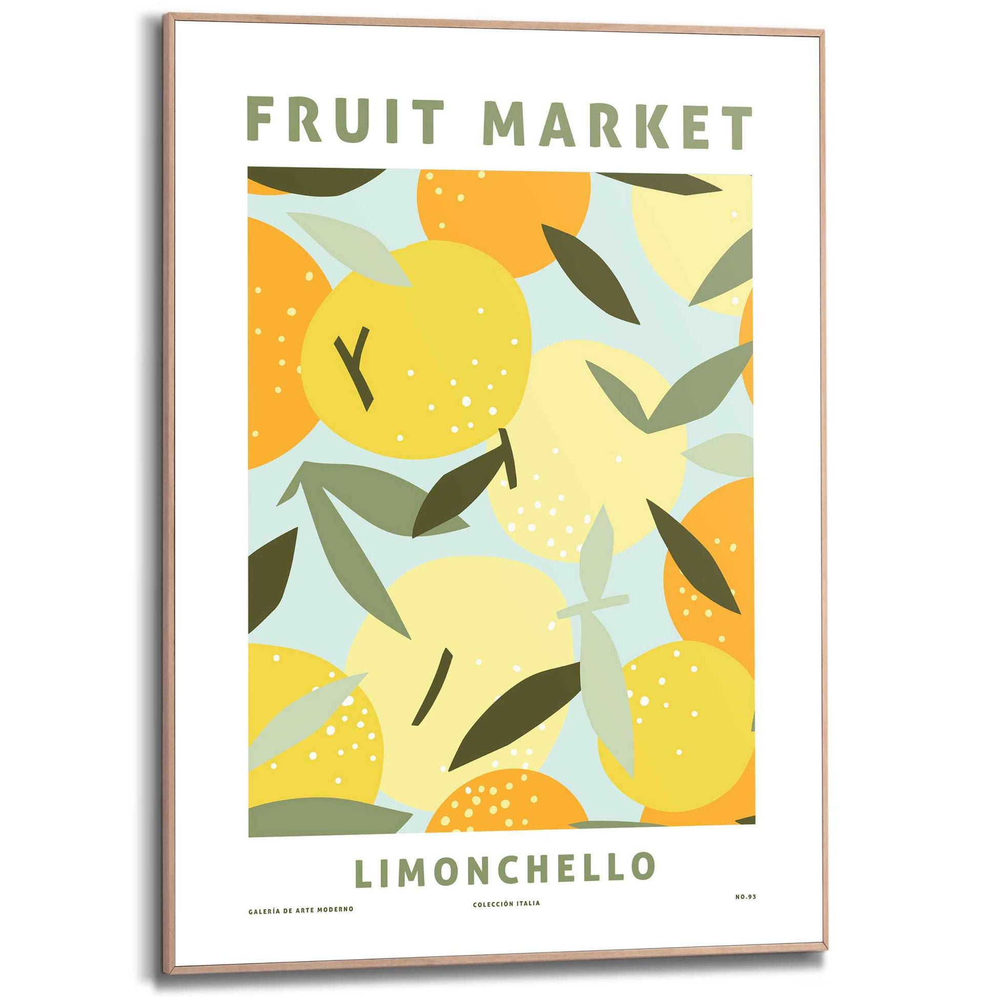 Framed in Wood Limonchello 70x50
