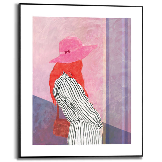 Framed in Black Ginger Lady 50x40