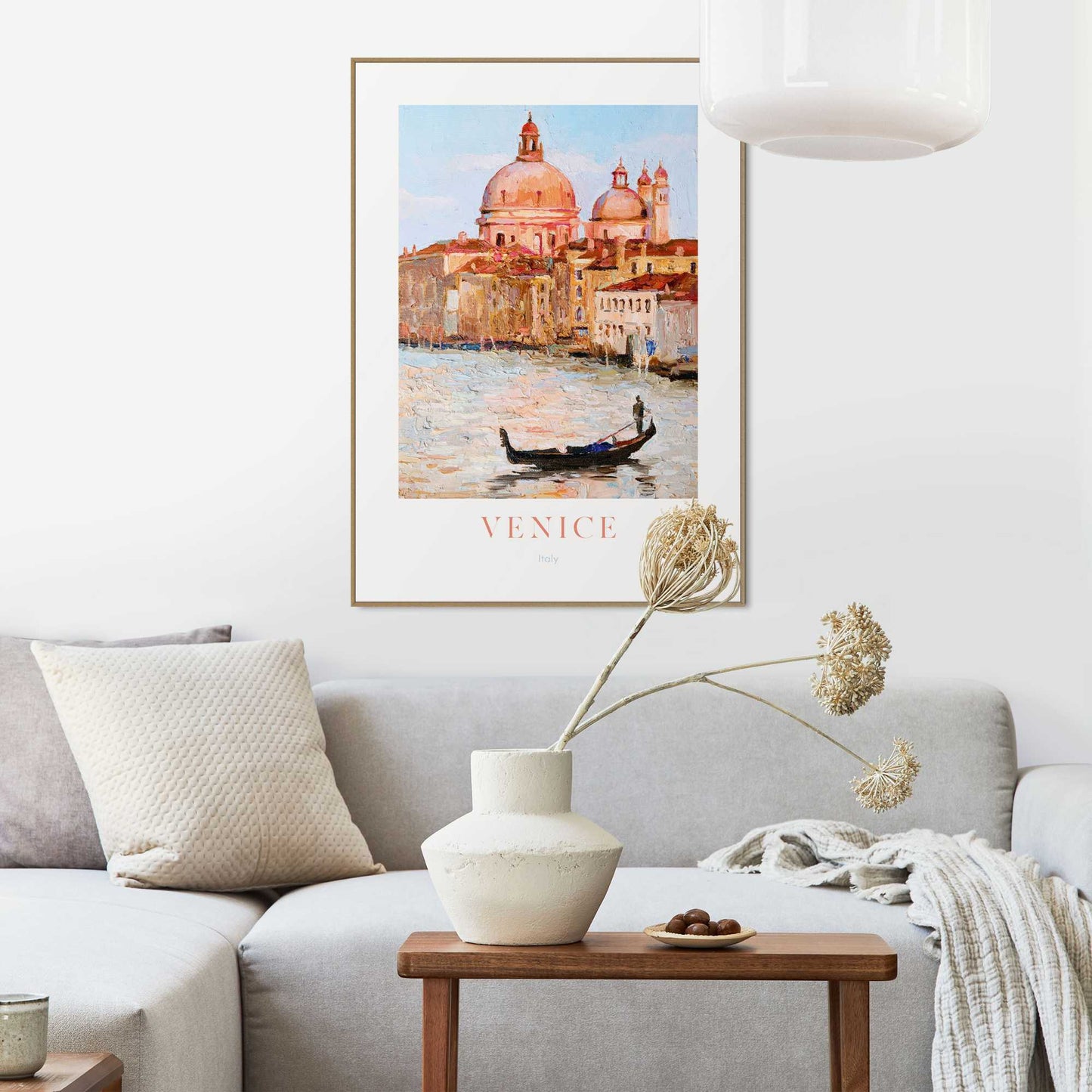 Framed in Wood Venice - cathedral 70x50