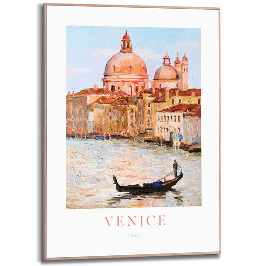 Framed in Wood Venice - cathedral 70x50