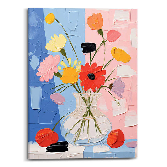 Canvas Wild Garden Bouquet 70x50
