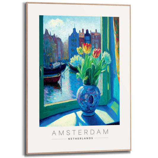 Framed in Wood Amsterdam Netherlands 70x50