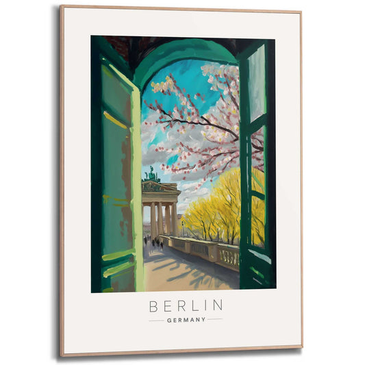 Framed in Wood Berlin Germany 70x50