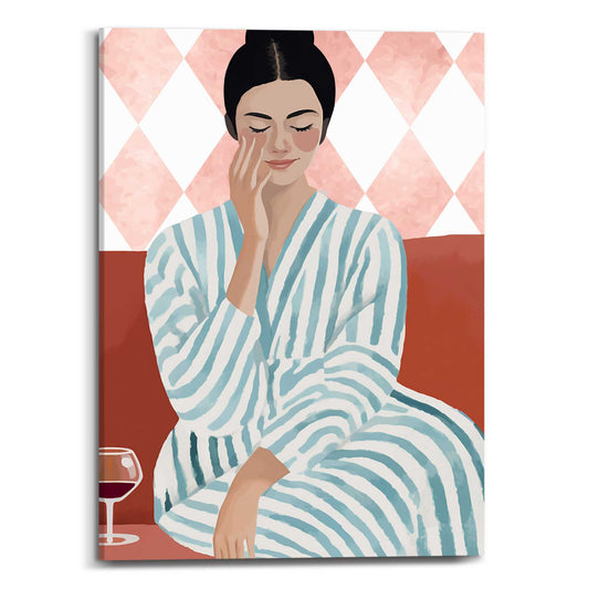 Canvas Blushing Lady 70x50