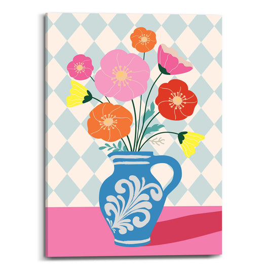 Canvas Artprint Flowers 70x50