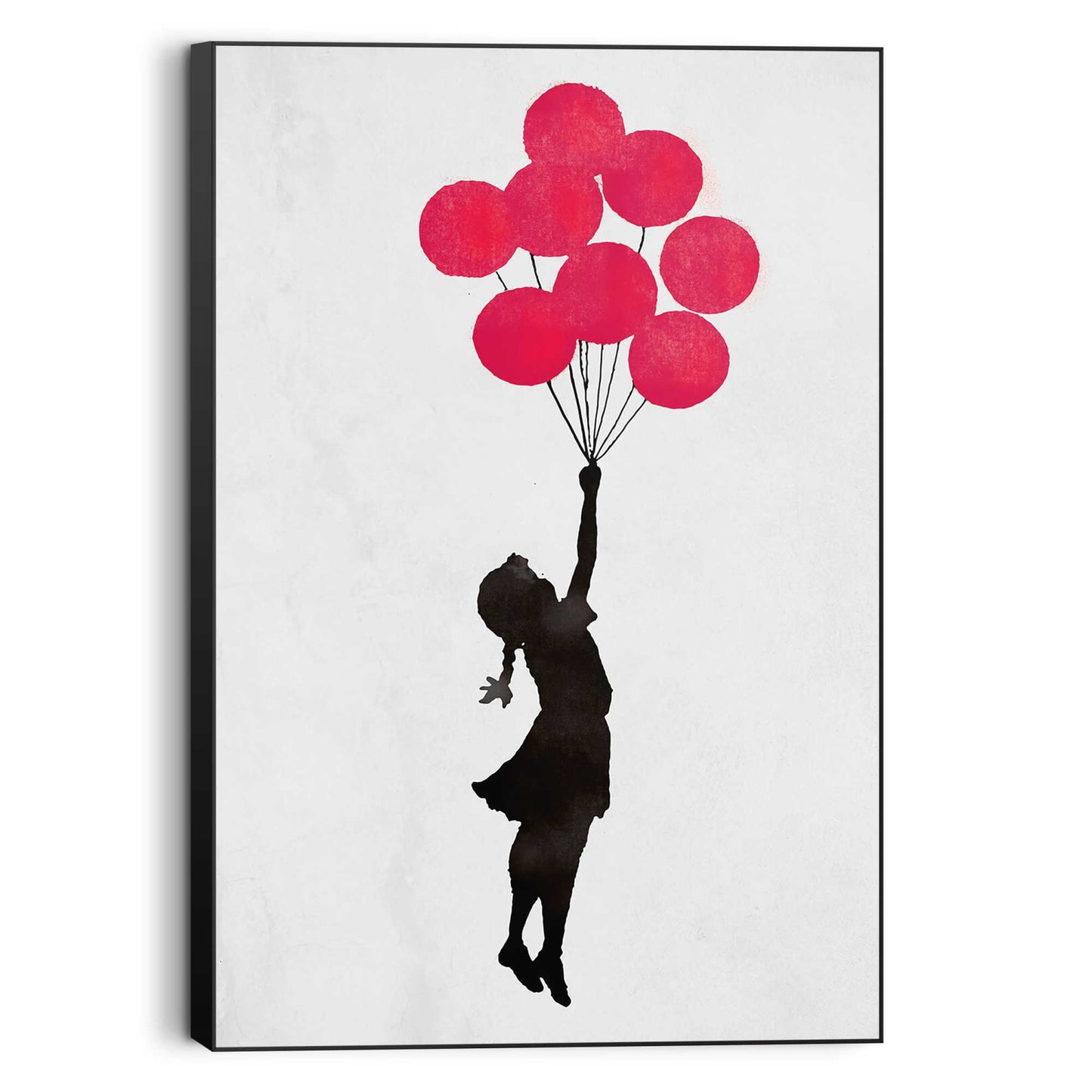 Framed Picture Banksy - girl floating original 90x60