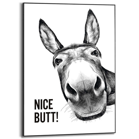 Framed in Black Hello Nice 70x50