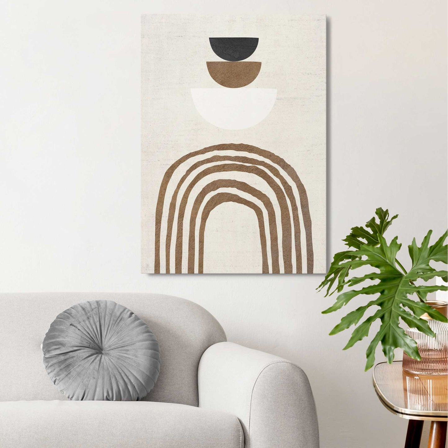 Canvas Half Rounds 70x50
