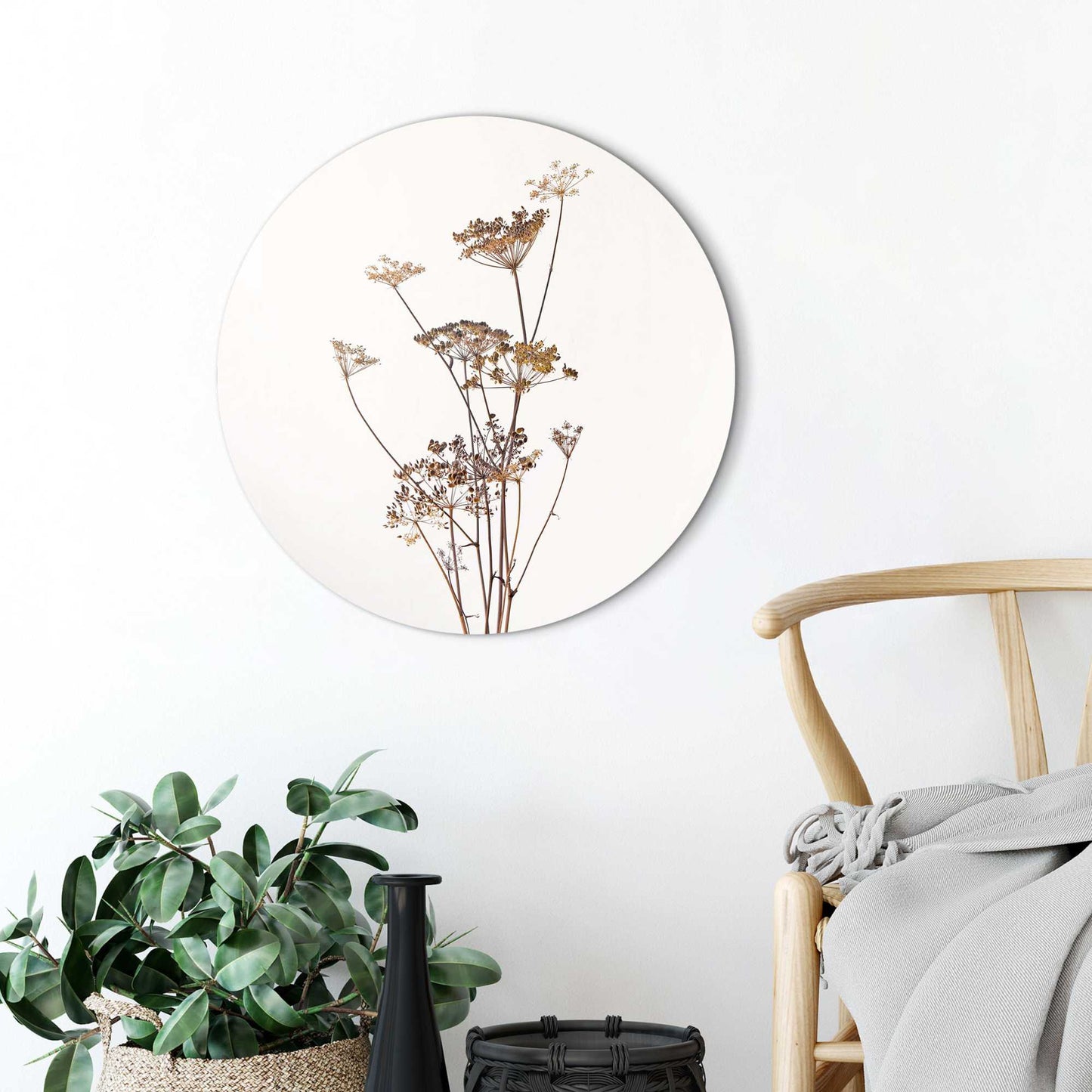 Painting Dried Flowers 50x50