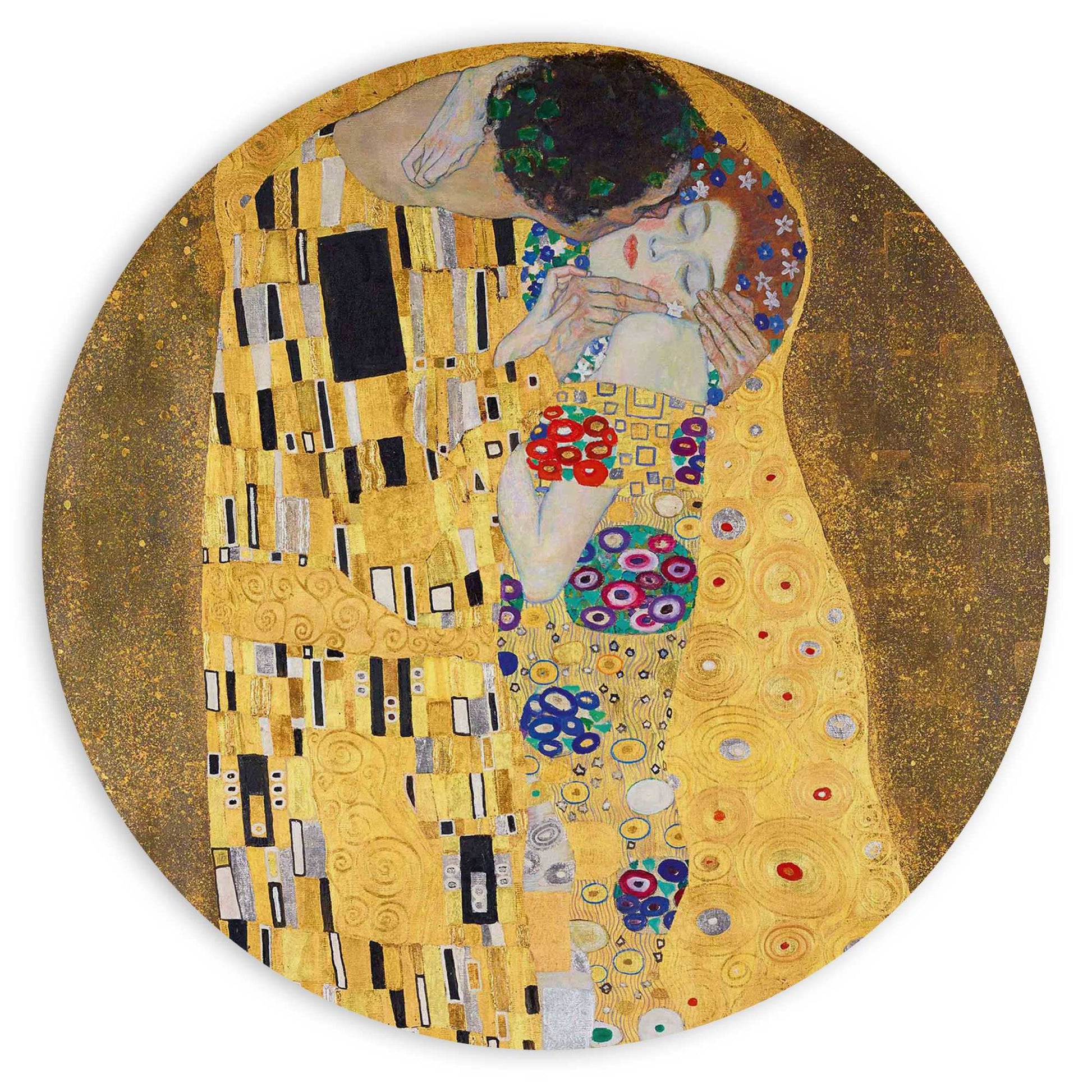 Painting Gustav Klimt - the kiss 50x50