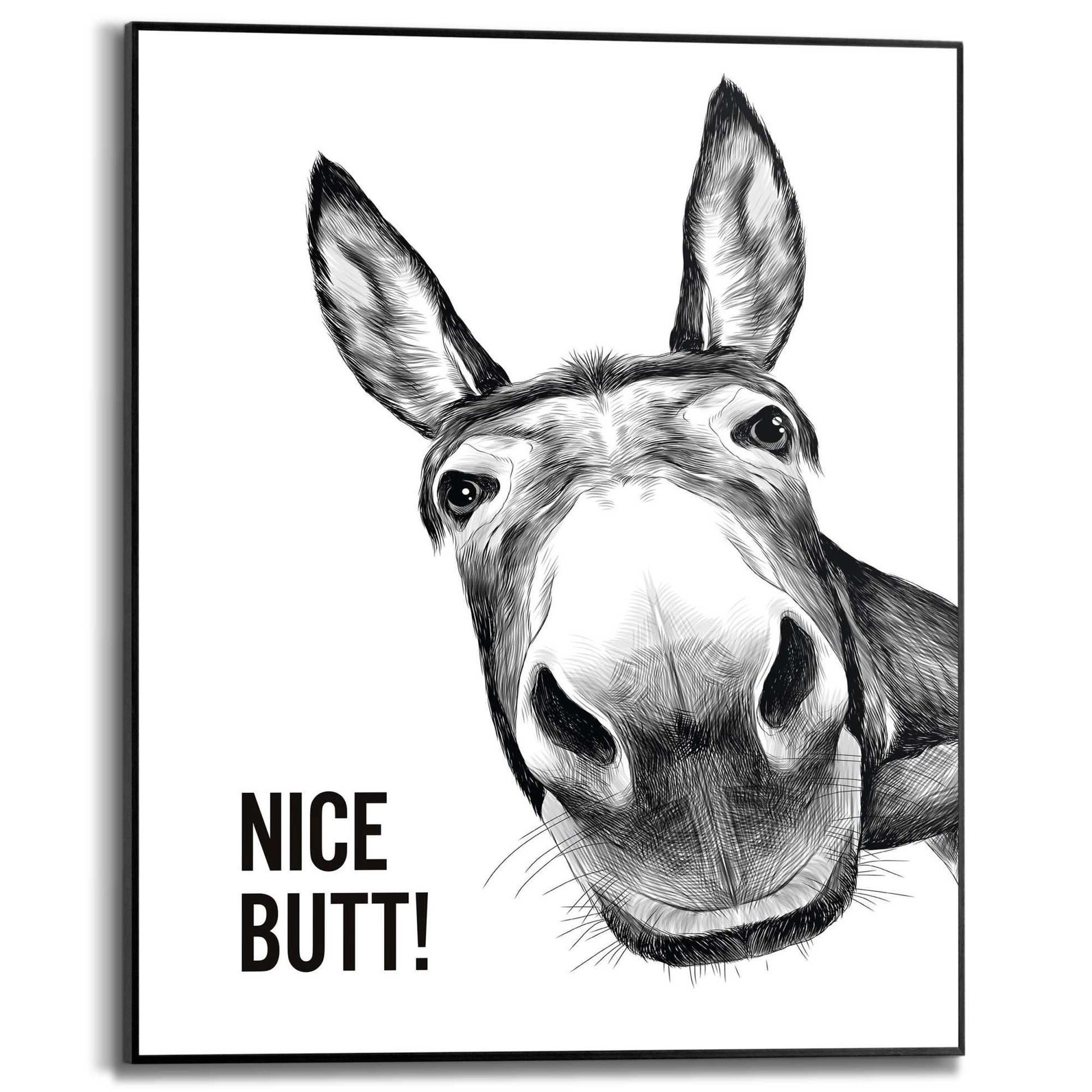 Framed in Black Hello Nice 50x40