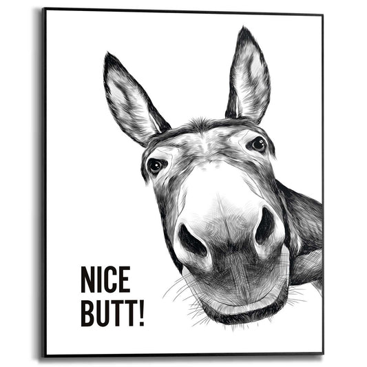 Framed in Black Hello Nice 50x40
