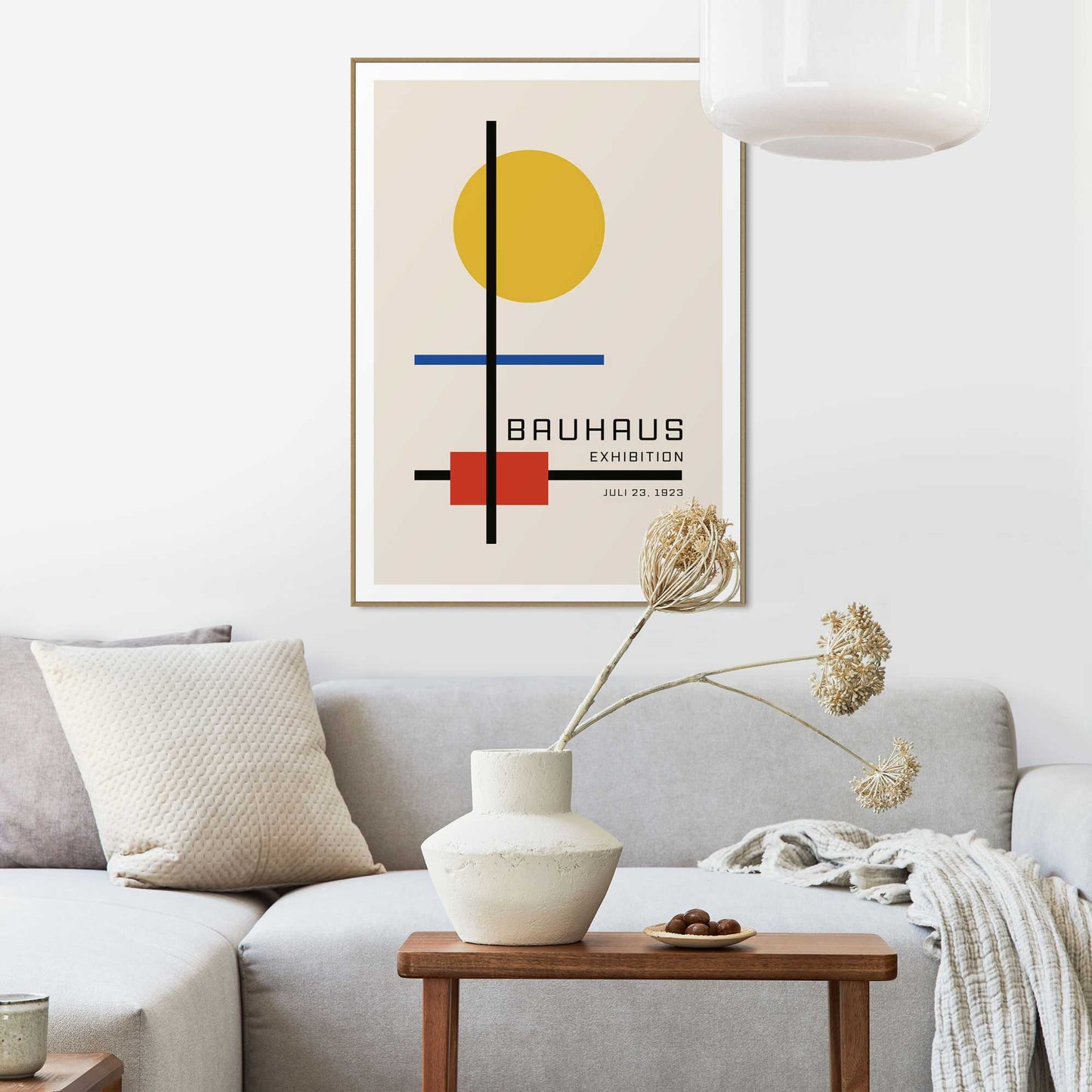 Framed in Wood Bauhaus - exhibition 70x50