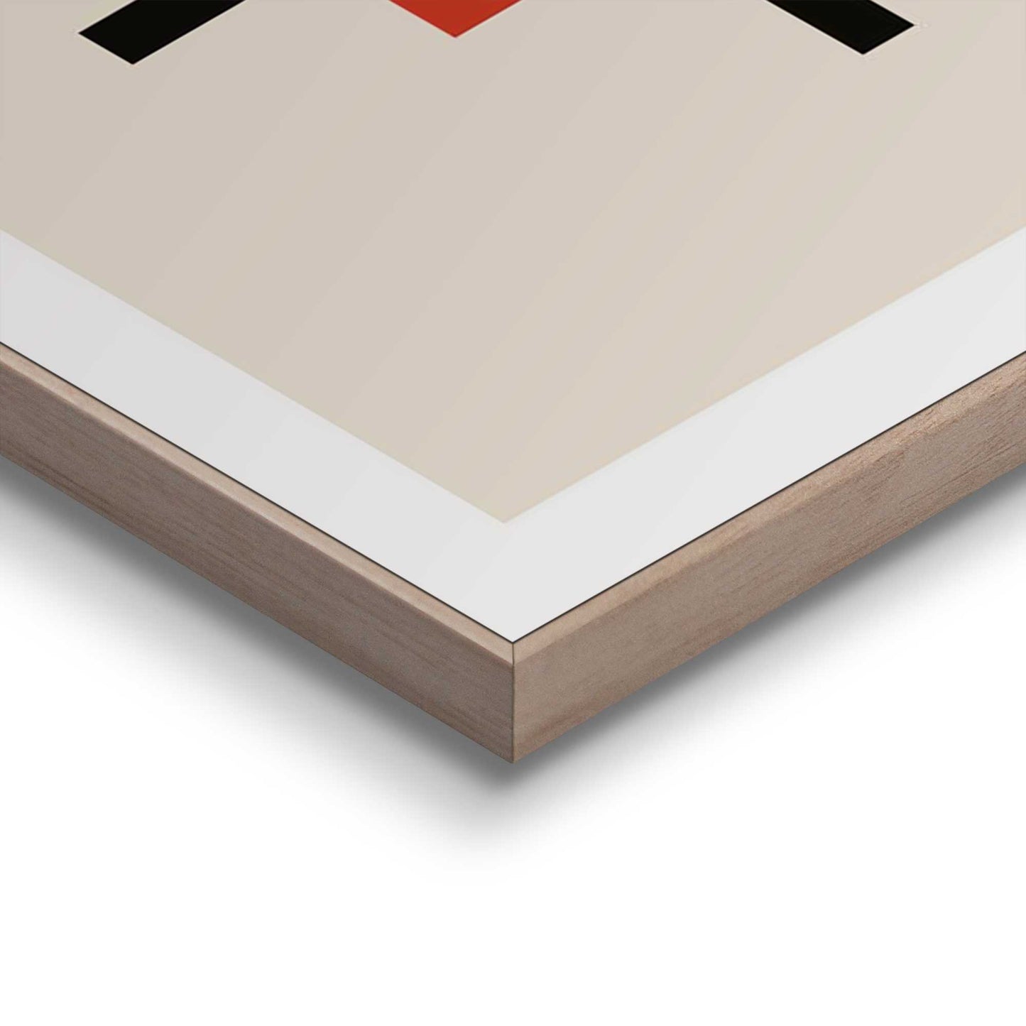 Framed in Wood Bauhaus - exhibition 70x50