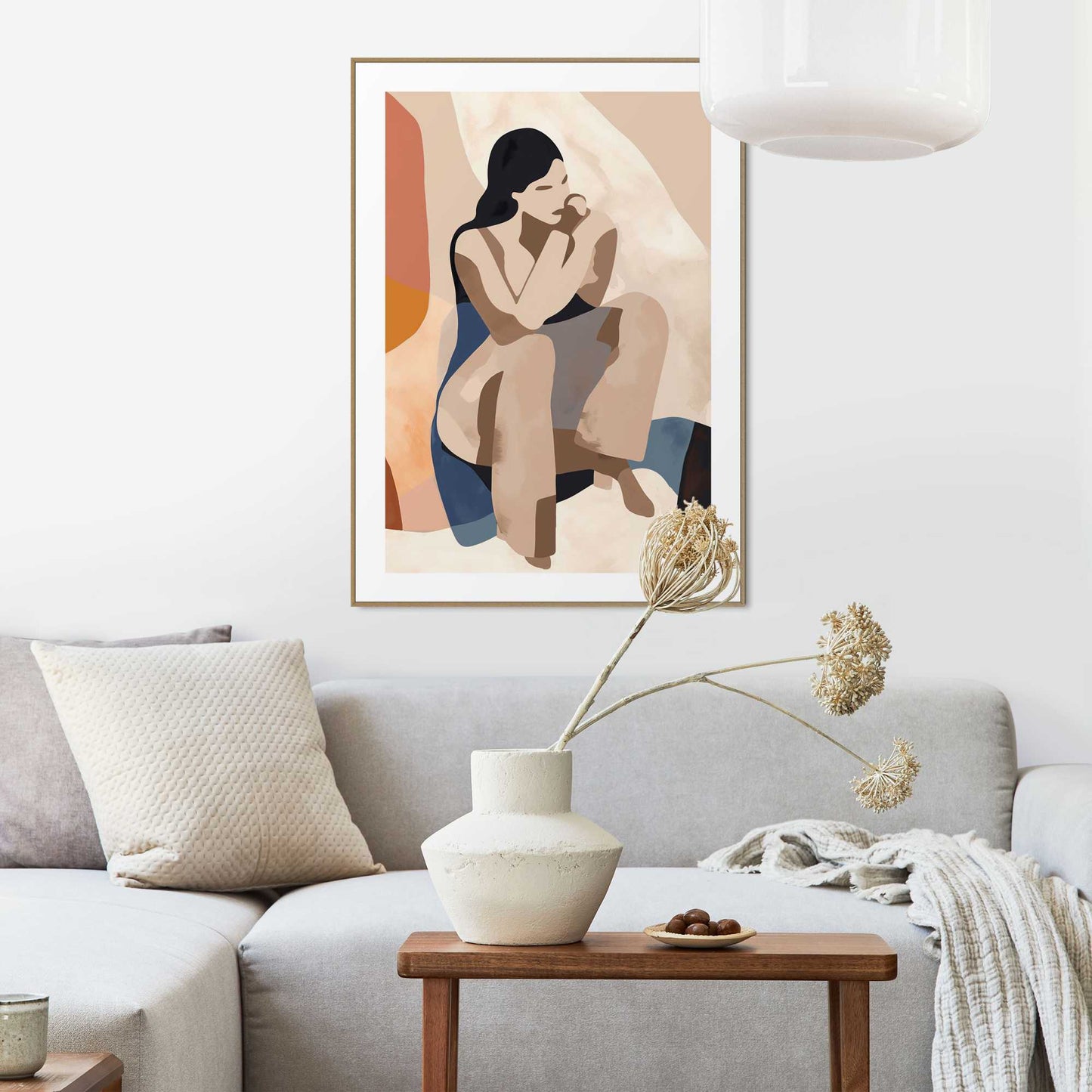 Framed in Wood Mindful Body 70x50