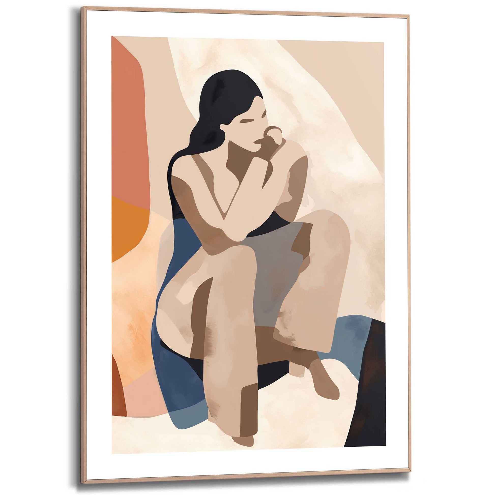 Framed in Wood Mindful Body 70x50