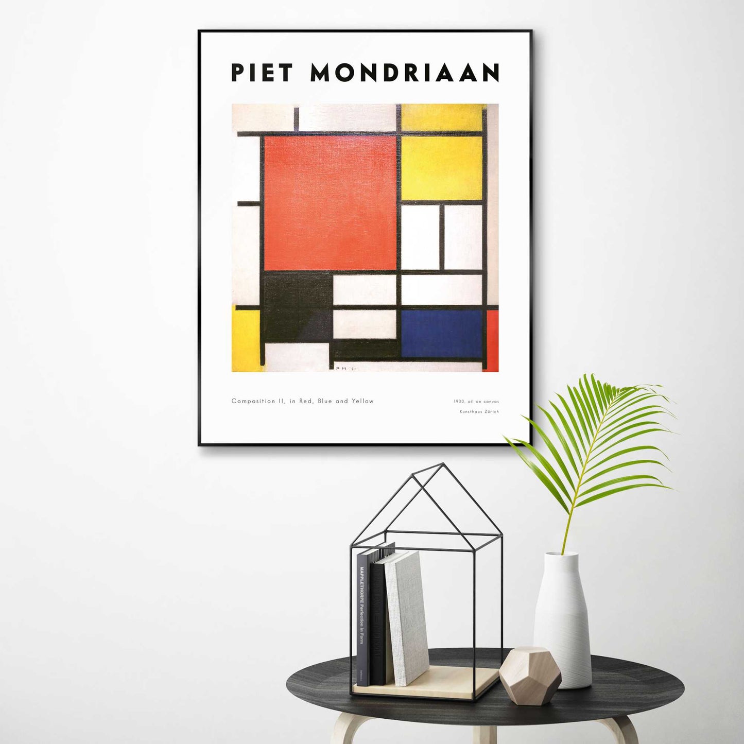 Framed in Black Mondriaan I 50x40