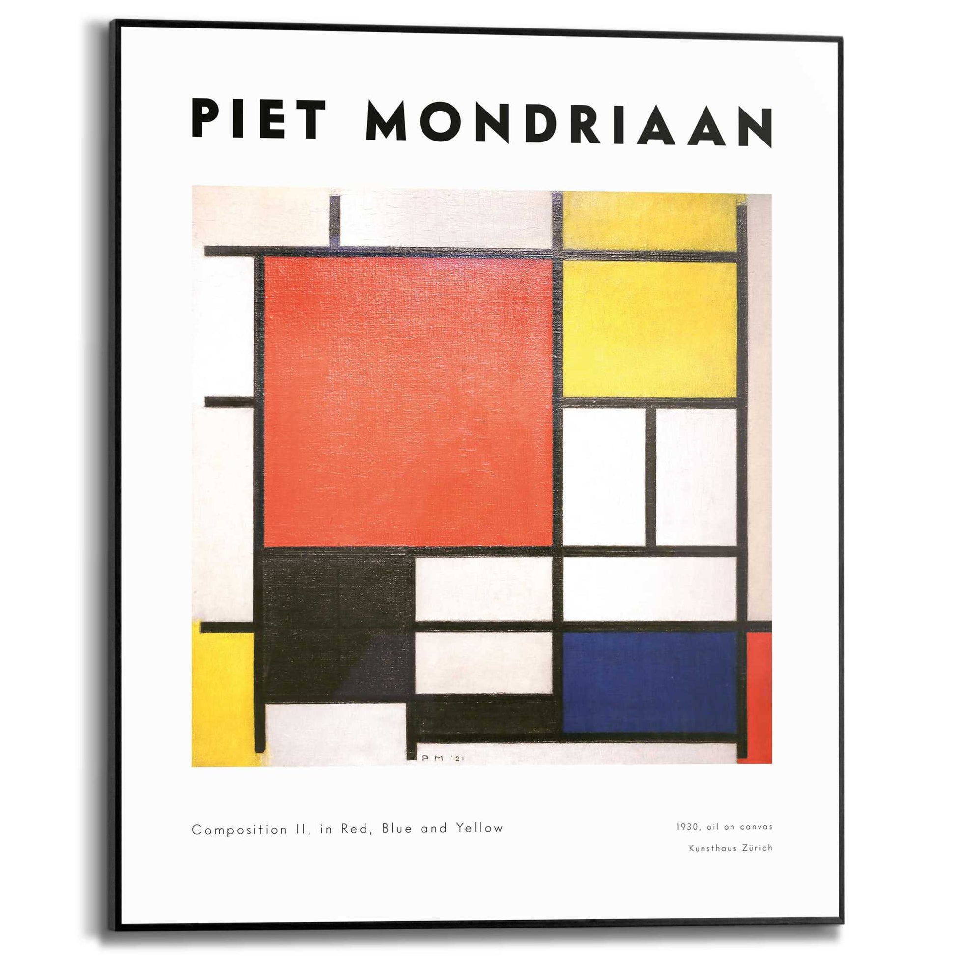 Framed in Black Mondriaan I 50x40
