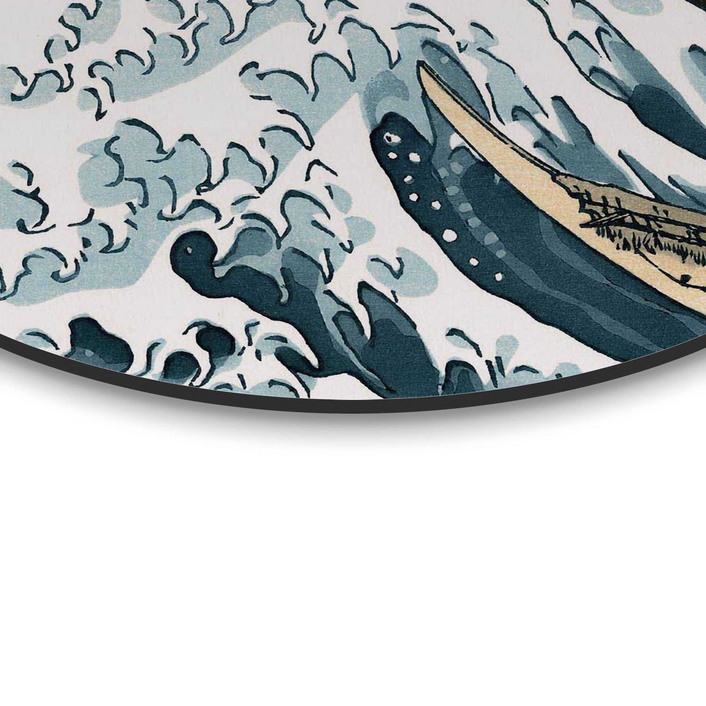 Painting Hokusai - the great wave 80 Rond