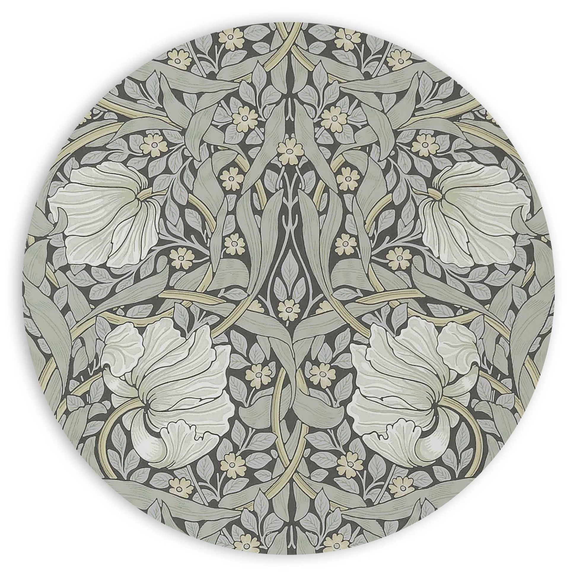 Painting William Morris - pimpernel 80 Rond