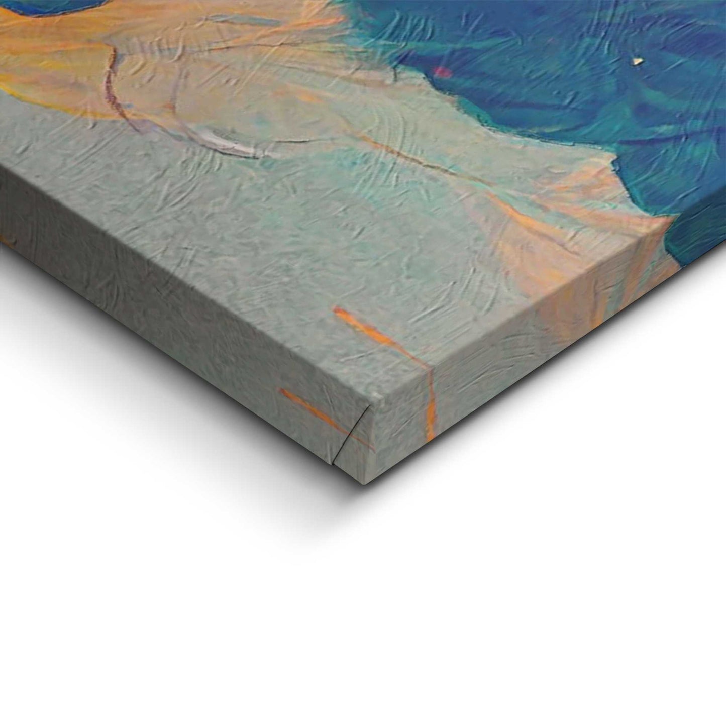 Canvas Colourful Painted Flowers II 70x50