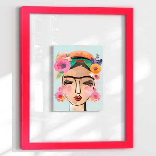Framed Acryl Happy Portrait 40x30