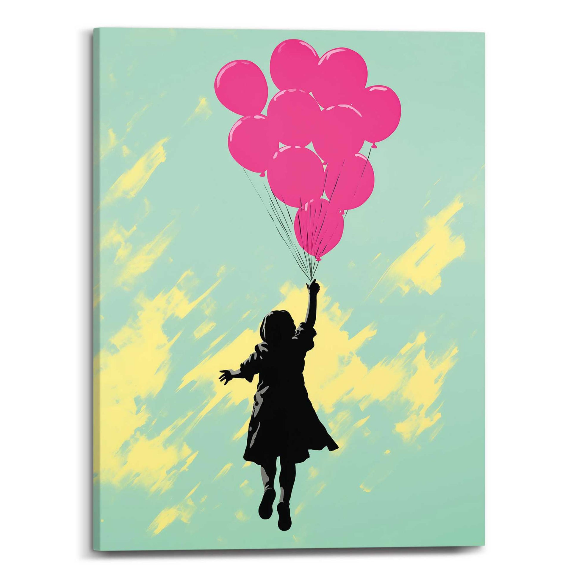 Canvas Pink Balloons 40x30