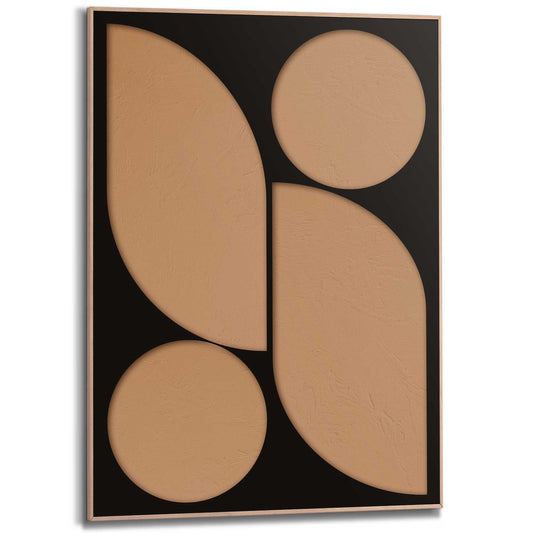 Framed in Wood Equal 70x50